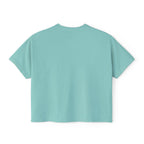 Give it a Day Women's Boxy T-Shirt: Minimal Avocado Graphic print tee (6.1oz)