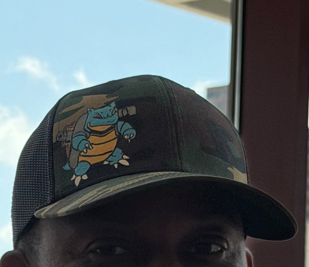 Hand Painted Pokemon Character Hats