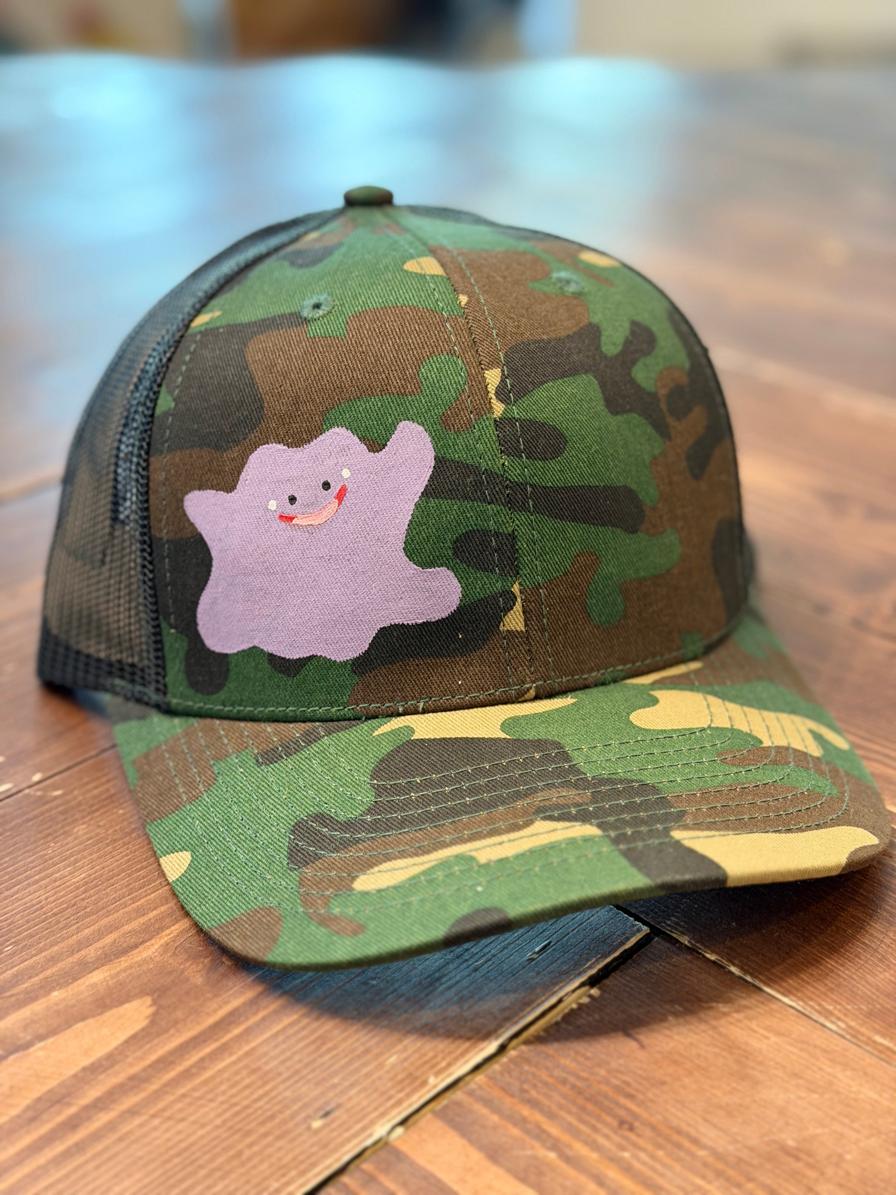 Hand Painted Pokemon Character Hats