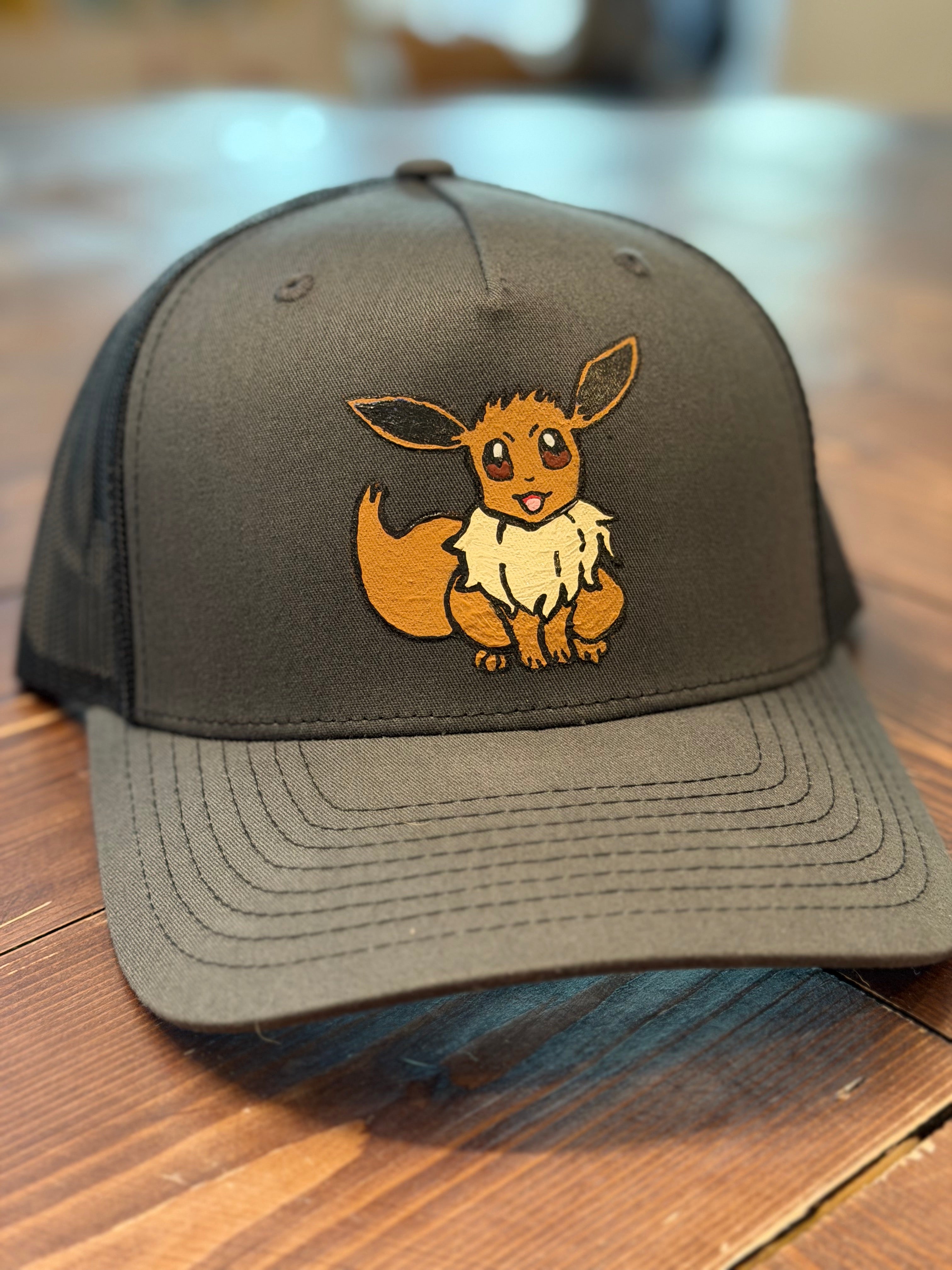 Hand Painted Pokemon Character Hats