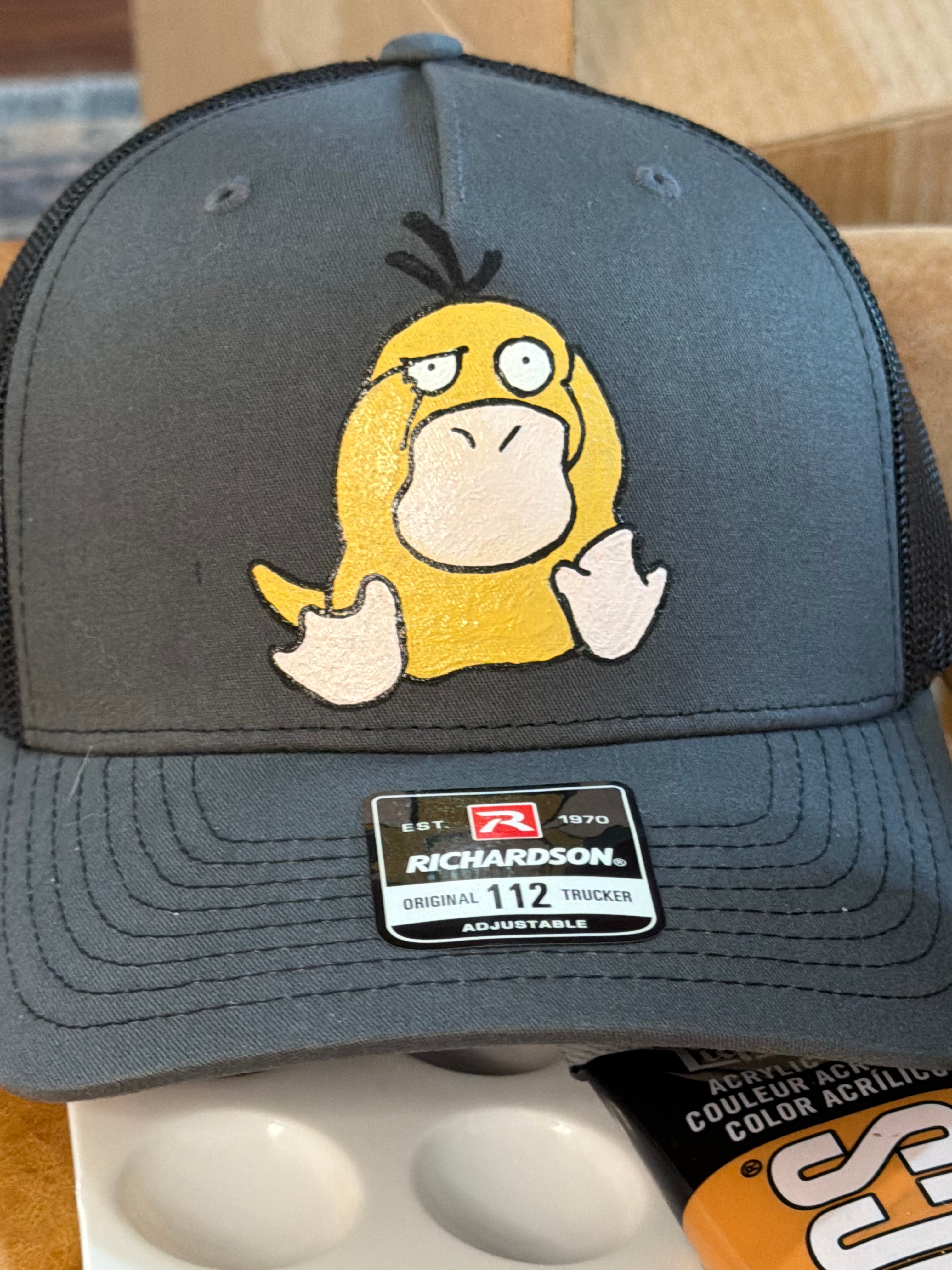 Hand Painted Pokemon Character Hats